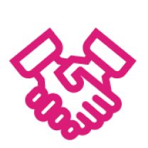 Shaking hands icon 